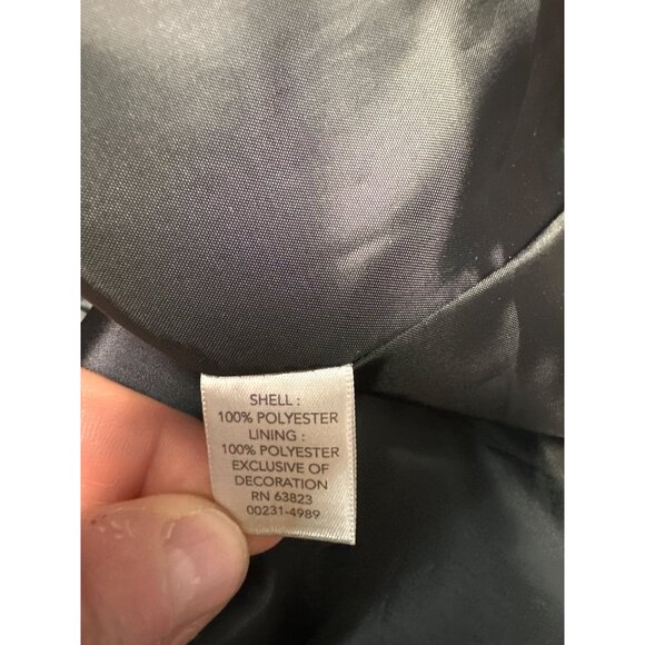 Christopher & Banks Button-Up Striped Long Sleeve Jacket Womens Size M - Picture 8 of 10